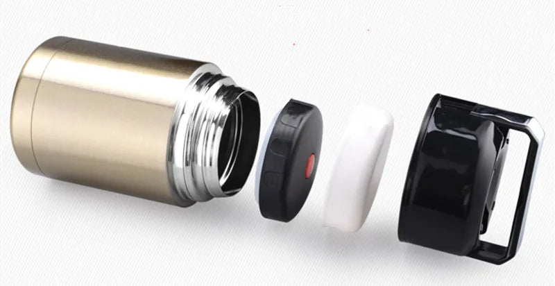 Boîte à déjeuner isotherme grande capacité 800ML/1000ML, Portable en acier inoxydable, Contenants alimentaires pour soupe, Bouteilles isothermes