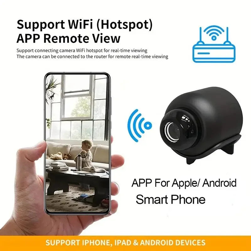 Mini caméra 1080P Nouvelle X5 Vision Nocturne Légère Portable Caméras Premium Détection de Mouvement Caméra de Surveillance Sans Fil