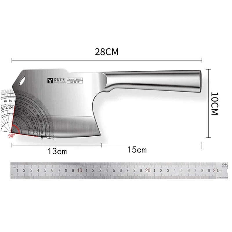 Premium Kitchen knife High Grade Thickened Bone Cleaver Knife High Carbon Stainless Steel Butcher Axe New Type Kitchen Knife