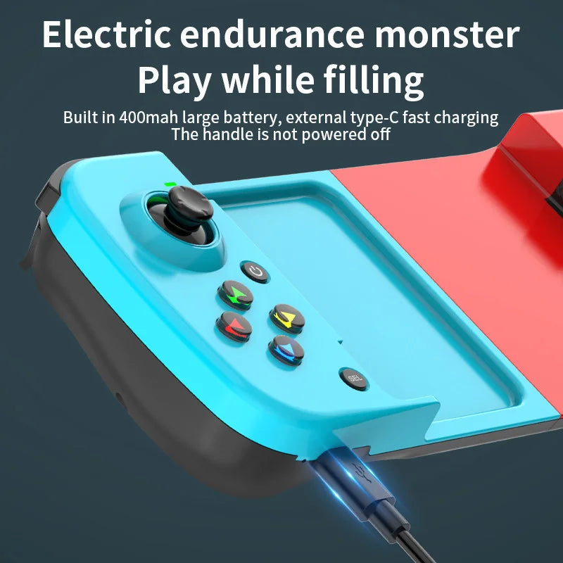 Kabelloser BT 5.0 ausziehbarer Gamecontroller für Mobiltelefon Android IOS Gamepad Joystick Eat Chicken Gamepad für PS4 Switch PC