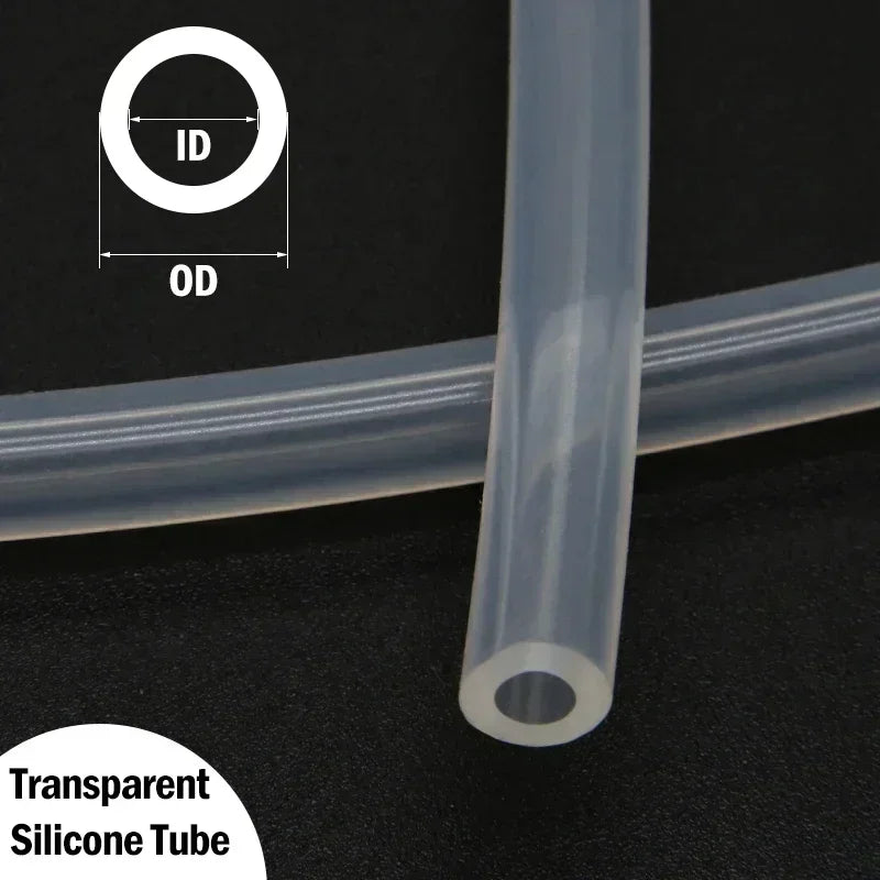 Tuyau en silicone coloré de 1m, ID 1 2 3 4 5 6 7 8 9 10 12 14 16 18 20 25mm, qualité alimentaire, flexible, pour boisson, conduite d'eau