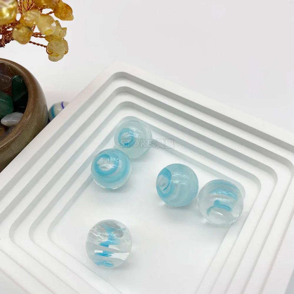 G1-16 Heimdekorationskollektion Kreative handgemachte Glasmurmeln Seltenheit Kinder-Puzzlespiele Spielzeug Süße Neujahrsgeschenke für Kinder