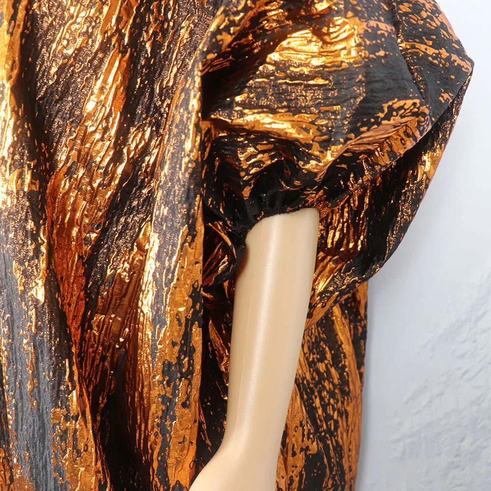 Empfehlen Sie luxuriöse, elegante Damenkleider aus Jacquardstoff, afrikanische Frauen Boubou, gehäkelter Umhang, afrikanische Kleidung