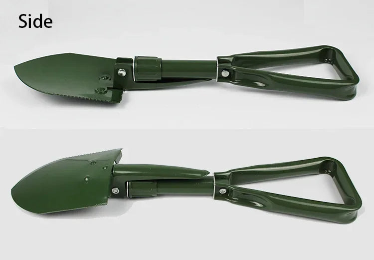 Multifunktions-Klappspaten, Sappeurspaten, großer militärgrüner Auto-Spaten, Outdoor-Schaufel für Wildgemüse