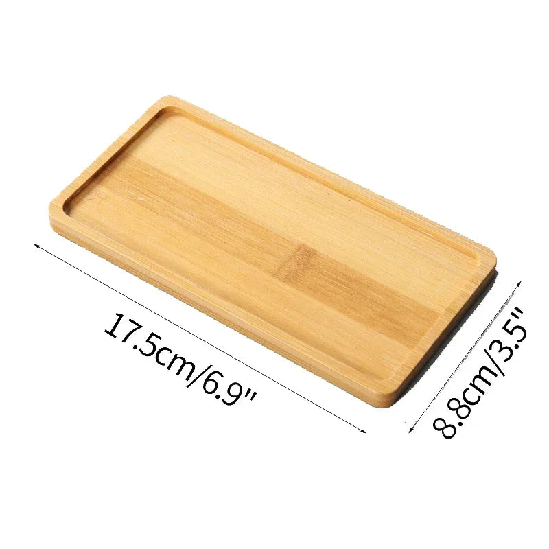Multi Bambus Tablett Holzuntersetzer Blumentopfuntersetzer Tassenuntersetzer Untersetzer Teller Küchen Deko Teller Kreativer Untersetzer Kaffeetassenmatte