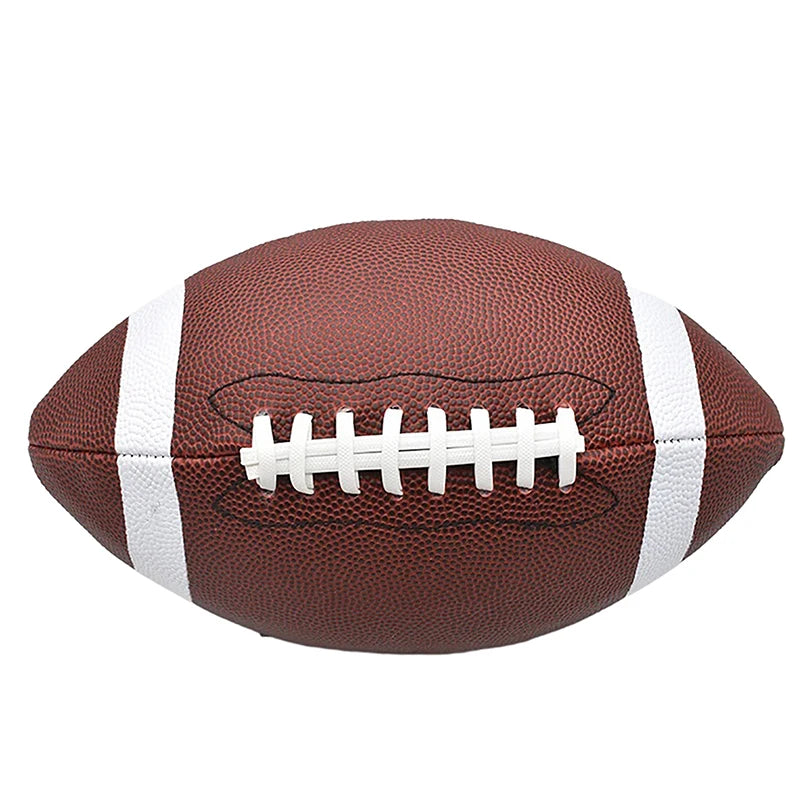 21cm/8.5Inch 16p Eco-Friendly PVC Rugby Inflatable American Football Children's Leather Ball Indoor and Outdoor Sport Supplies
