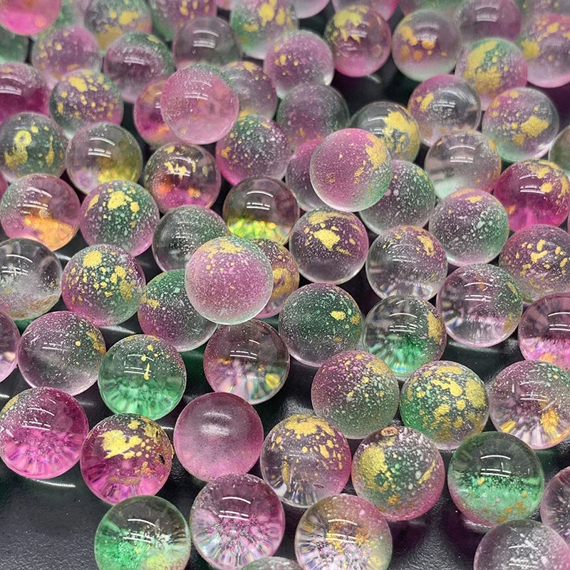 50 Stück 12mm Glasmurmeln Kugeln Charms Kugelautomat Hausdeko für Aquarium Vase Spielzeug für Kinder