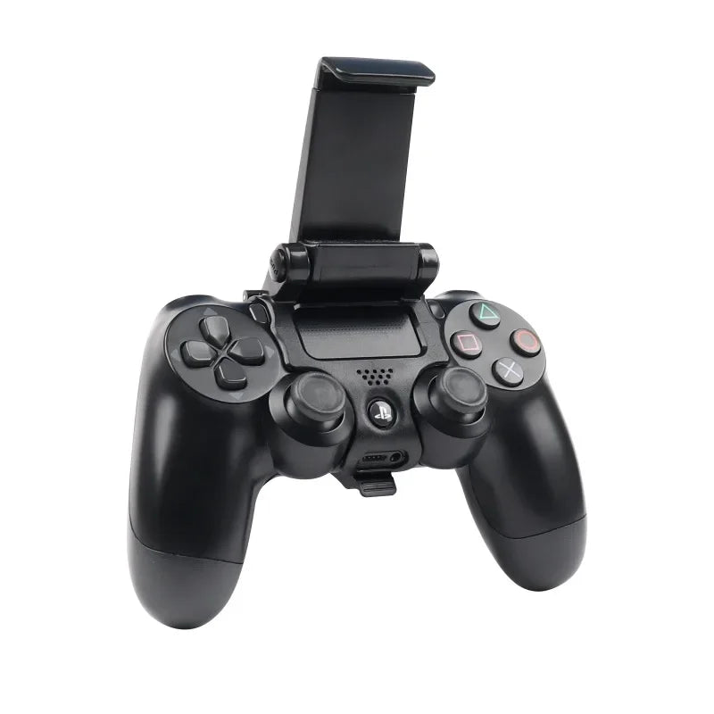 Schwarze verstellbare Gamepad-Halterung für PS4 SLIM PRO Joystick Klappbarer Handy-Ständer-Clip für PS4 Controller Griffhalter