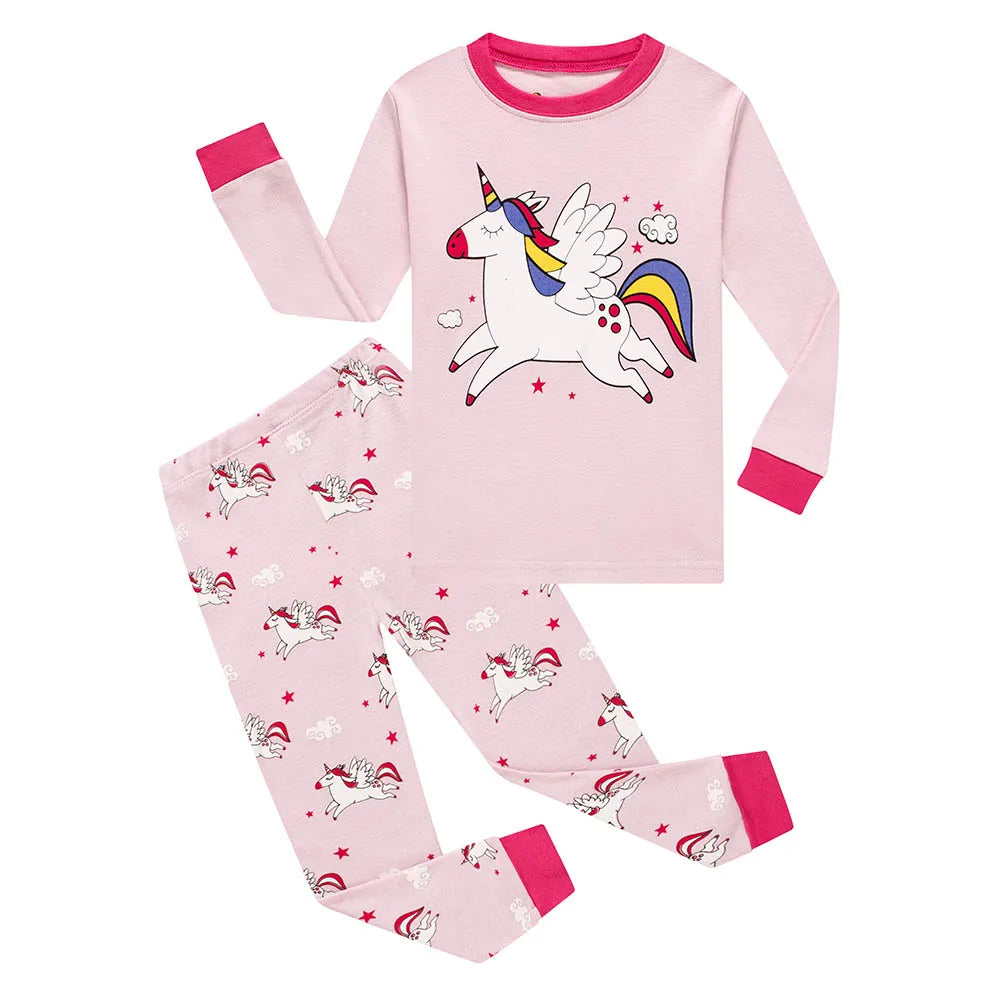 Animal Cartoon Boys Pajamas Sets Children's Sleepwear Kids Nightwear 100 Cotton Spring Autumn Boy Pyjamas Homewear Night Wear