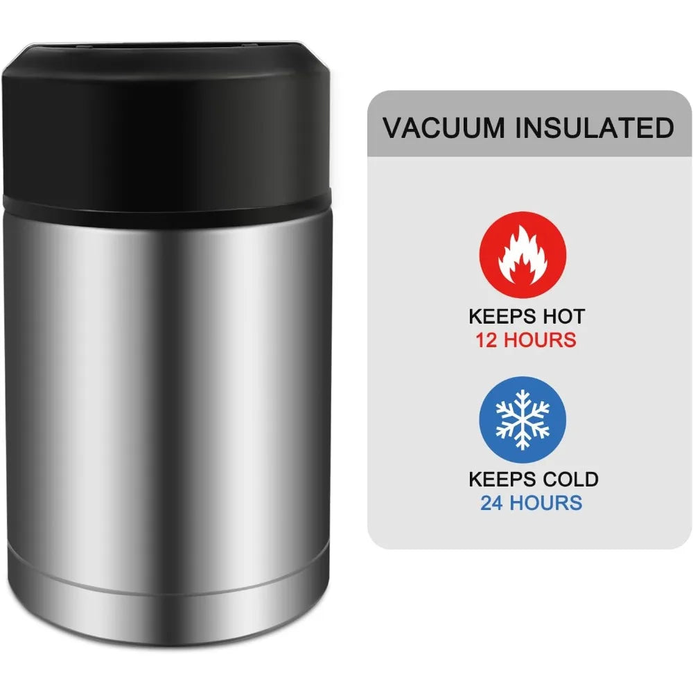 35oz Suppenthermoskanne, isolierter Behälter aus Edelstahl 304, isolierter Weithals-Lebensmittelbehälter, auslaufsicherer Vakuum-Mittagsbehälter
