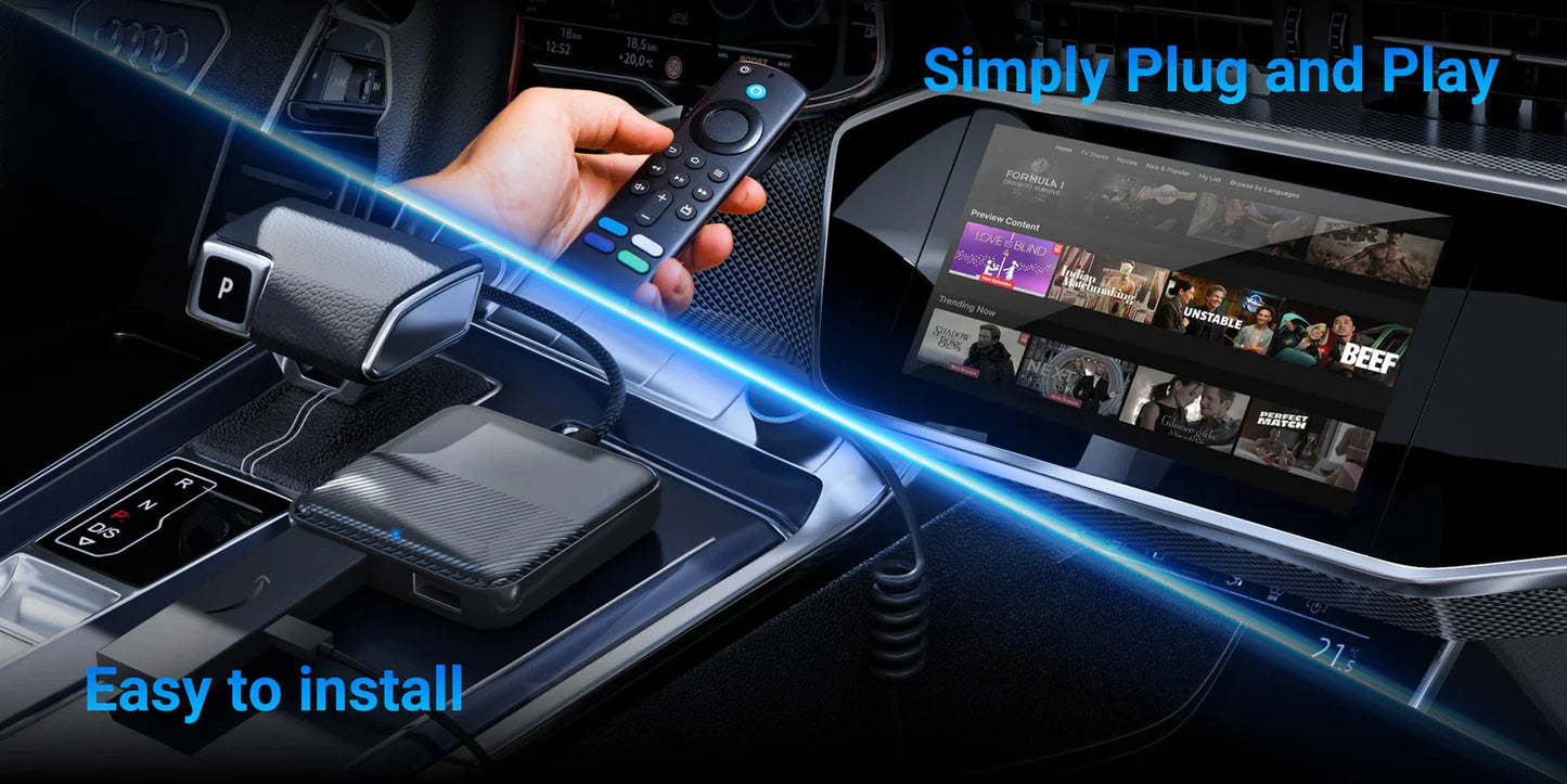 Ottocast Car TV Mate Pro Max Wireless CarPlay Android Auto Adapter für Fire Google TV Stick Konverter für OEM Wired CarPlay Car