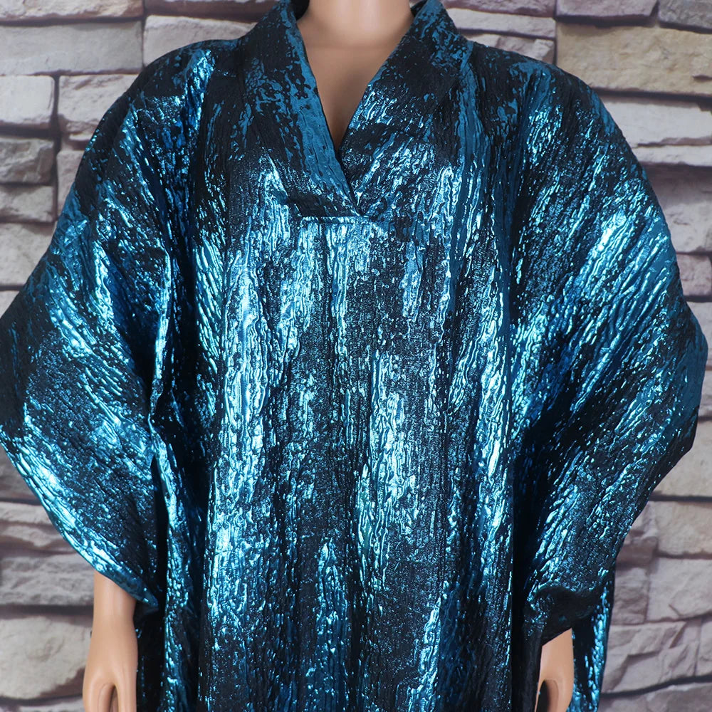 Empfehlen Sie luxuriöse, elegante Damenkleider aus Jacquardstoff, afrikanische Frauen Boubou, gehäkelter Umhang, afrikanische Kleidung