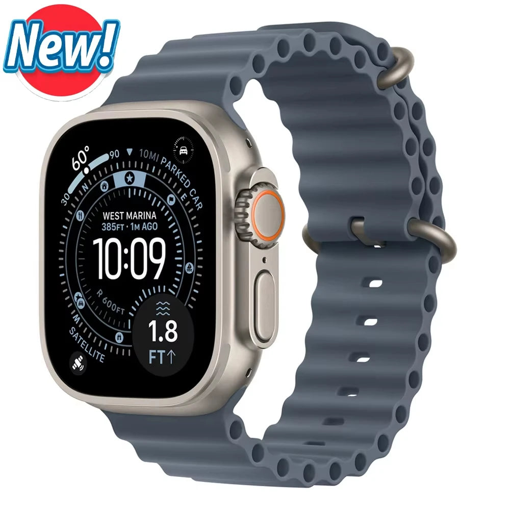 Offizielles Ocean Armband für Apple Watch Ultra 3 2 49mm 46mm 44mm 40mm 42 41 45 Sportarmband iWatch Series 11 10 9 7 8 6 SE3