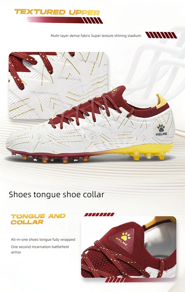 Chaussures de football KELME pour adultes, crampons courts Disease Electric 3.0 pour hommes, chaussures de football pour enfants MG, chaussures d'entraînement de match professionnelles