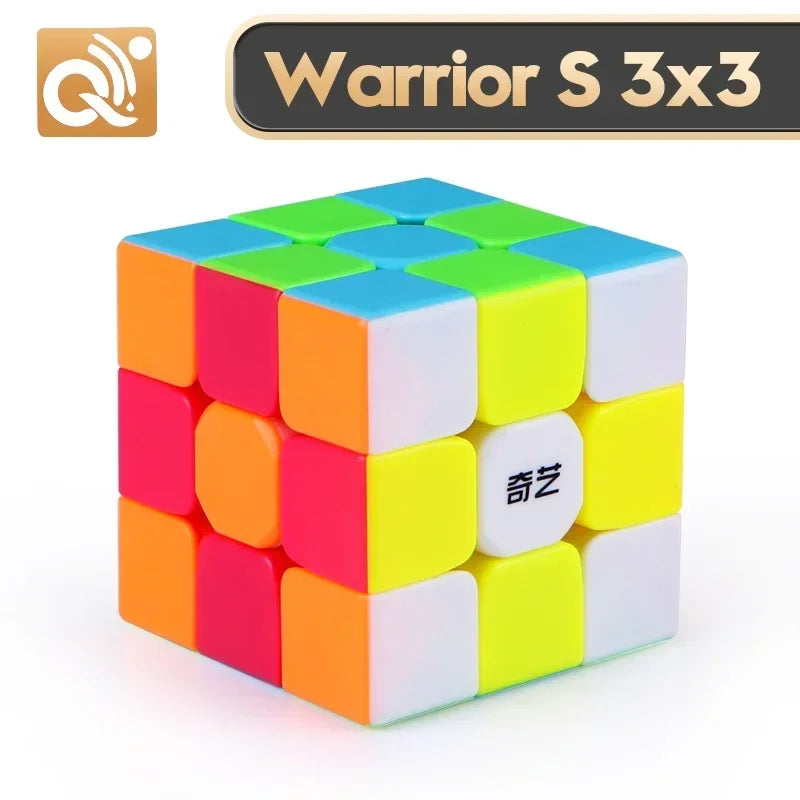 QIYI Cube Magique Vitesse 2x2 3x3 4x4 5x5 6x6 7x7 Autocollants Noirs Casse-tête Cube Magique Jouets Éducatifs Enfants
