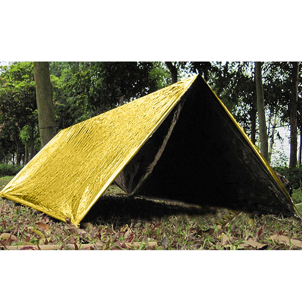 1-5PCS Emergency Thermal Blanket Waterproof Windproof Blankets for Outdoor Survive First Aid Blanket Foil Thermal Rescue Blanket