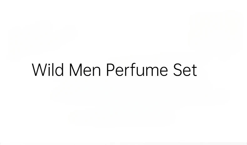 Wild Herren Parfüm Geschenkset 3*30ml Lang Anhaltendes Cologne für Männer Maskuliner Duft Eau De Toilette Kit Herren Tägliches Körperspray Box