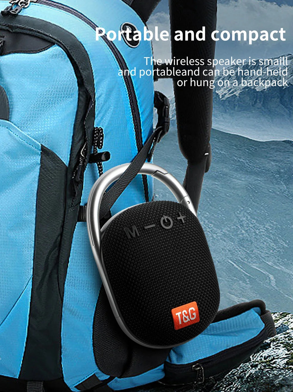 Mini enceinte Bluetooth portable, boîte à musique sans fil, petit caisson de basses, basse, PC, TV, radio FM, étanche, Caixa De Som Mp3