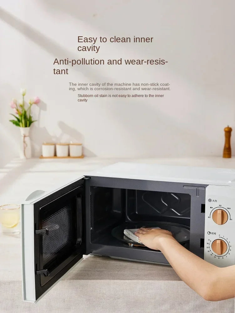 Meiling Microwave Oven Fully Automatic Household Small Fast Heating Intelligent Multifunctional Rotary Plate Light Wave Oven220V