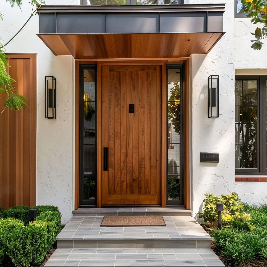 Portes principales prix usine pour la sécurité domestique, portes en aluminium au design moderne avec verre trempé pour villa, porte d'entrée personnalisée