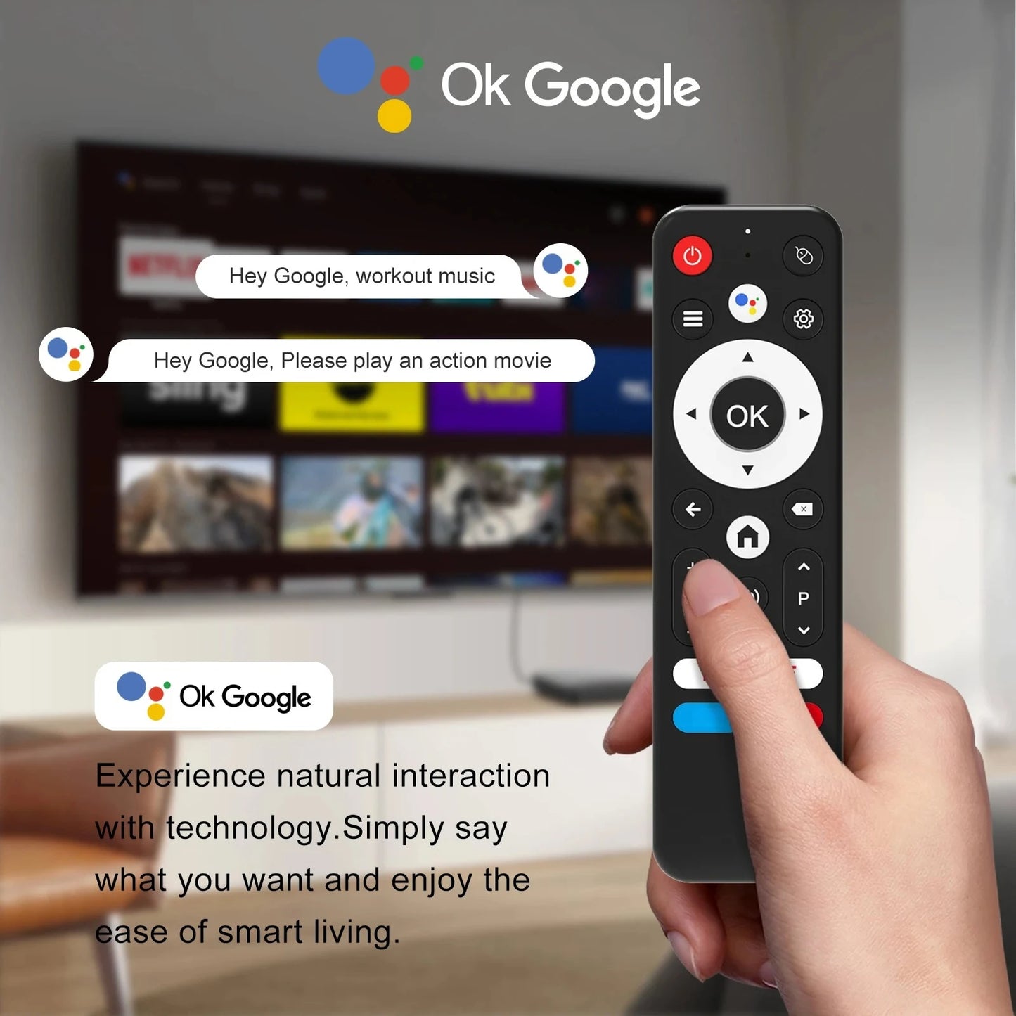 Boîtier TV Androidtv 14.0 2026 H96 MAX Amlogic S905L3 avec décodeur vidéo 4K, Wi-Fi 2.4G/5G, BT4.0, Google Voice Assistant et IPTV