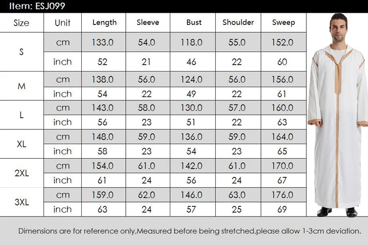 Islam Herren Kapuzen Maxikleid Jubba Thobe Saudi Arabisches Gewand Marokko Kaftan Dubai Türkei Abaya Muslimische Kleidung Ramadan Abayas Kleid