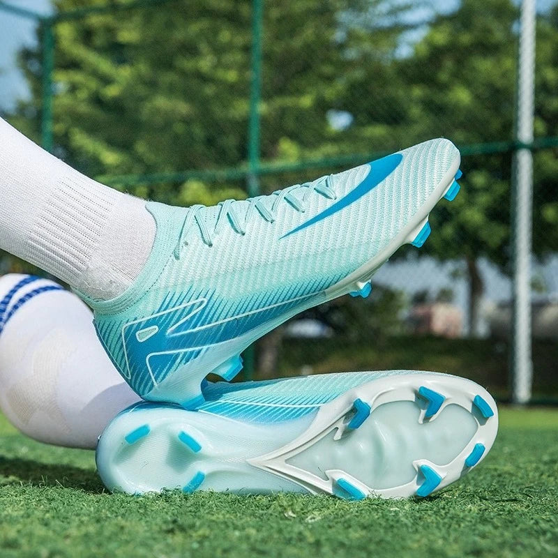 Nouvelles chaussures de football antidérapantes pour terrains de football, bottes d'entraînement, matchs, baskets unisexes de haute qualité pour adolescents, Chuteira De Campo