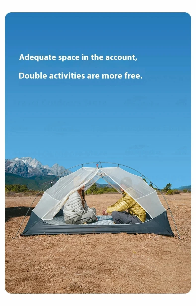 Naturehike Mongar UL BASE PRO 123 People Tent Trekking Backpacking Shelter Tent 20D Nylon Waterproof Ultralight Outdoor Camping