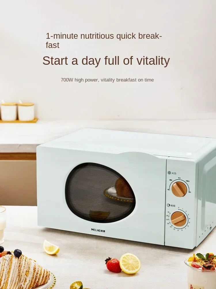 Meiling Microwave Oven Fully Automatic Household Small Fast Heating Intelligent Multifunctional Rotary Plate Light Wave Oven220V