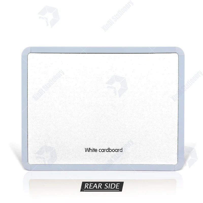 4 Stile magnetische Whiteboard 1pc PVC Rahmen Nachricht Whiteboard für Kühlschrank Rundecke Dekoration Nachricht Zeichentafel für Notizen