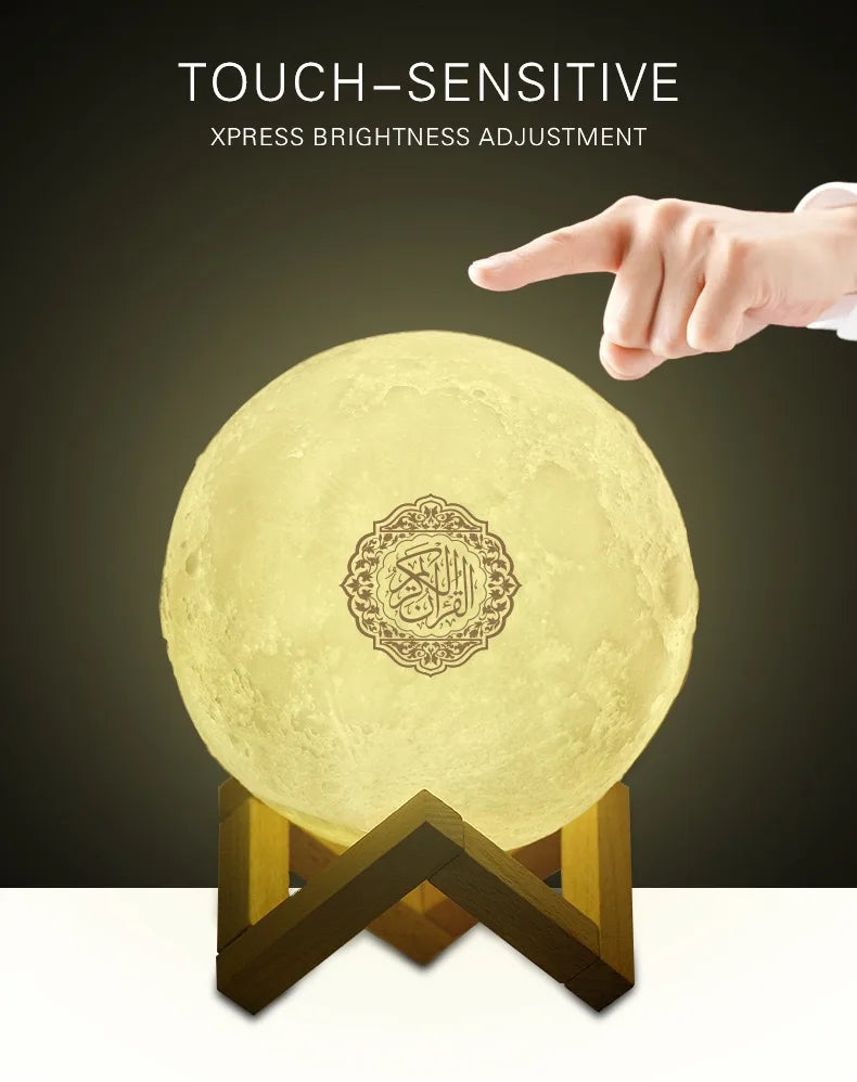 Heller Koran Azan Muslim Koran Bluetooth Lautsprecher Tragbares Nachtlicht Heilige Lampe Soundbox Musik Kabellos Caixa De Som Bocina Mp3