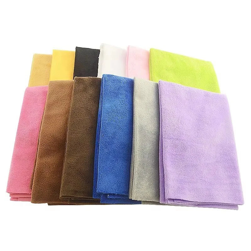 Solid Color Short Plush Velvet Fabric Super Soft Cloth Diy Handmade Home Textile Toy Apparel Cushion Pillow Blanket Material