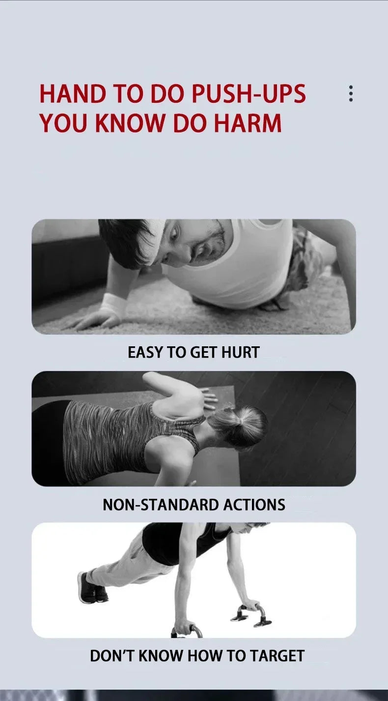 Planche de pompes multifonctionnelle - Équipement de fitness et de musculation, ensemble d'exercices à domicile, barre de pompes pliable, appareil de résistance