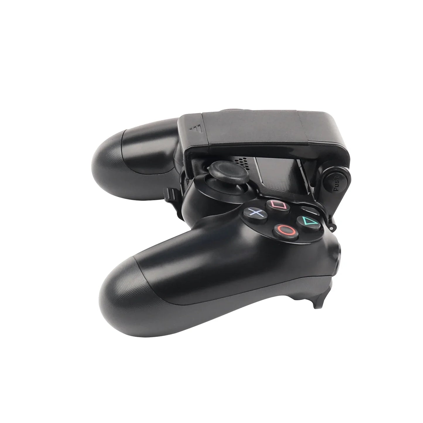 Schwarze verstellbare Gamepad-Halterung für PS4 SLIM PRO Joystick Klappbarer Handy-Ständer-Clip für PS4 Controller Griffhalter