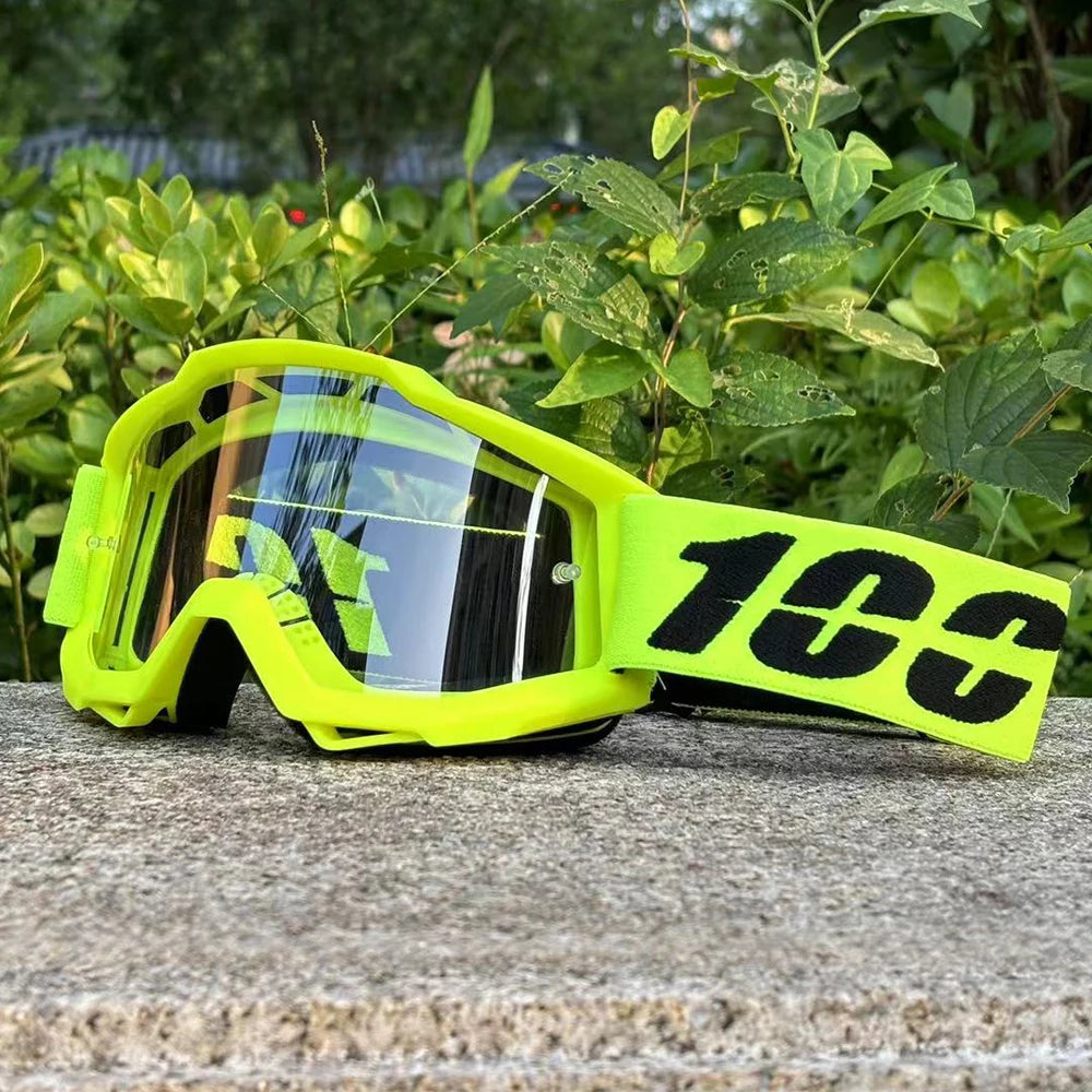 100 Motocross Brille Motorrad Sonnenbrille Herren MTB ATV Maske Winddichter Schutz Skifahren Radfahren Rennen Offroad-Brille