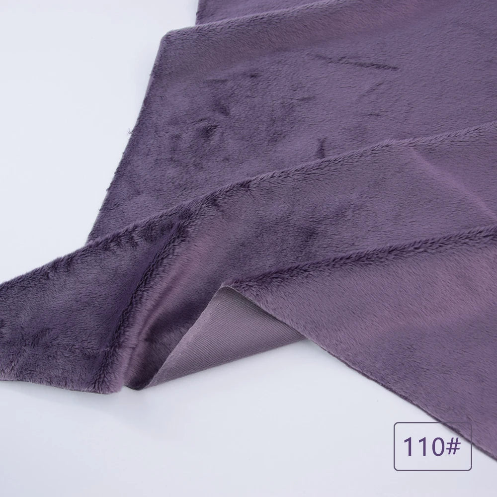 5mm plush fabric sales non elastic 45x50cm short hair plush fabric artificial fur polyester fiber DIY plush mink fabric