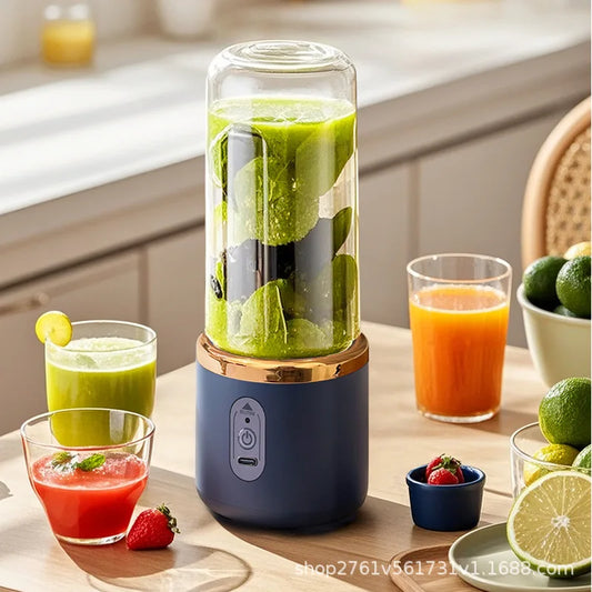 Mixeur-presse-agrumes portable 400 ml, presse-fruits électrique, chargement USB, pour citrons et oranges, 2 tasses