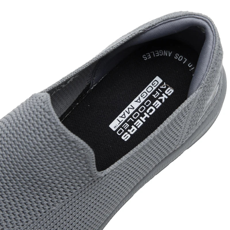 Skechers Herren-Walkingschuhe Atmungsaktive Freizeitschuhe Outdoor Bequeme Reiseschuhe 216141-Char