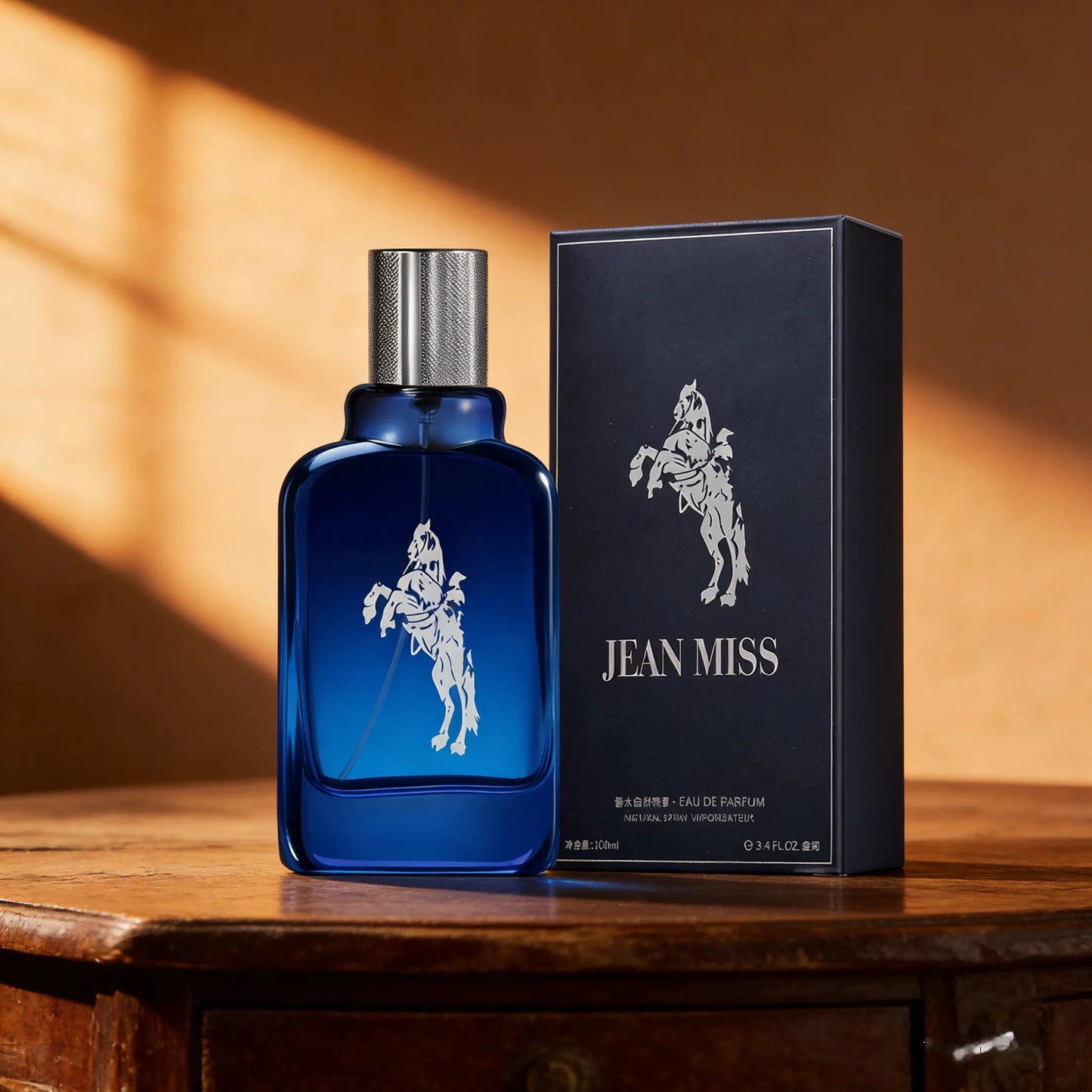 Klassisches JEAN MISS POLO BLUE Herrenparfüm 100ml Arabisch Wässriger Fougere Duft Original Luxus Designer Eau De Parfum Spray