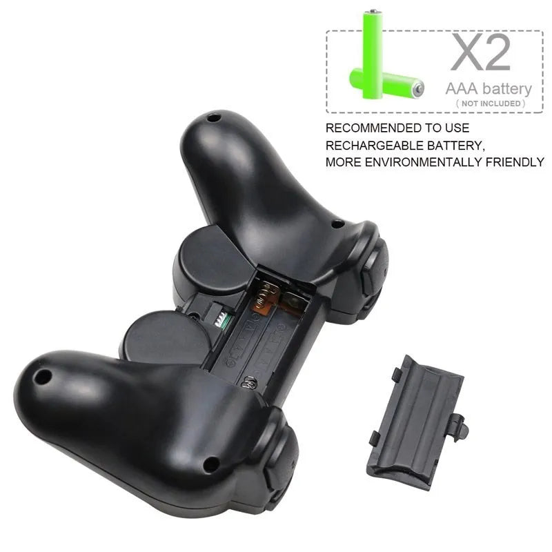 Hot Sale Wireless Gamepad for PS2 Controller for Playstation 2 Console Joystick 2.4G Double Vibration Shock Joypad USB PC Game
