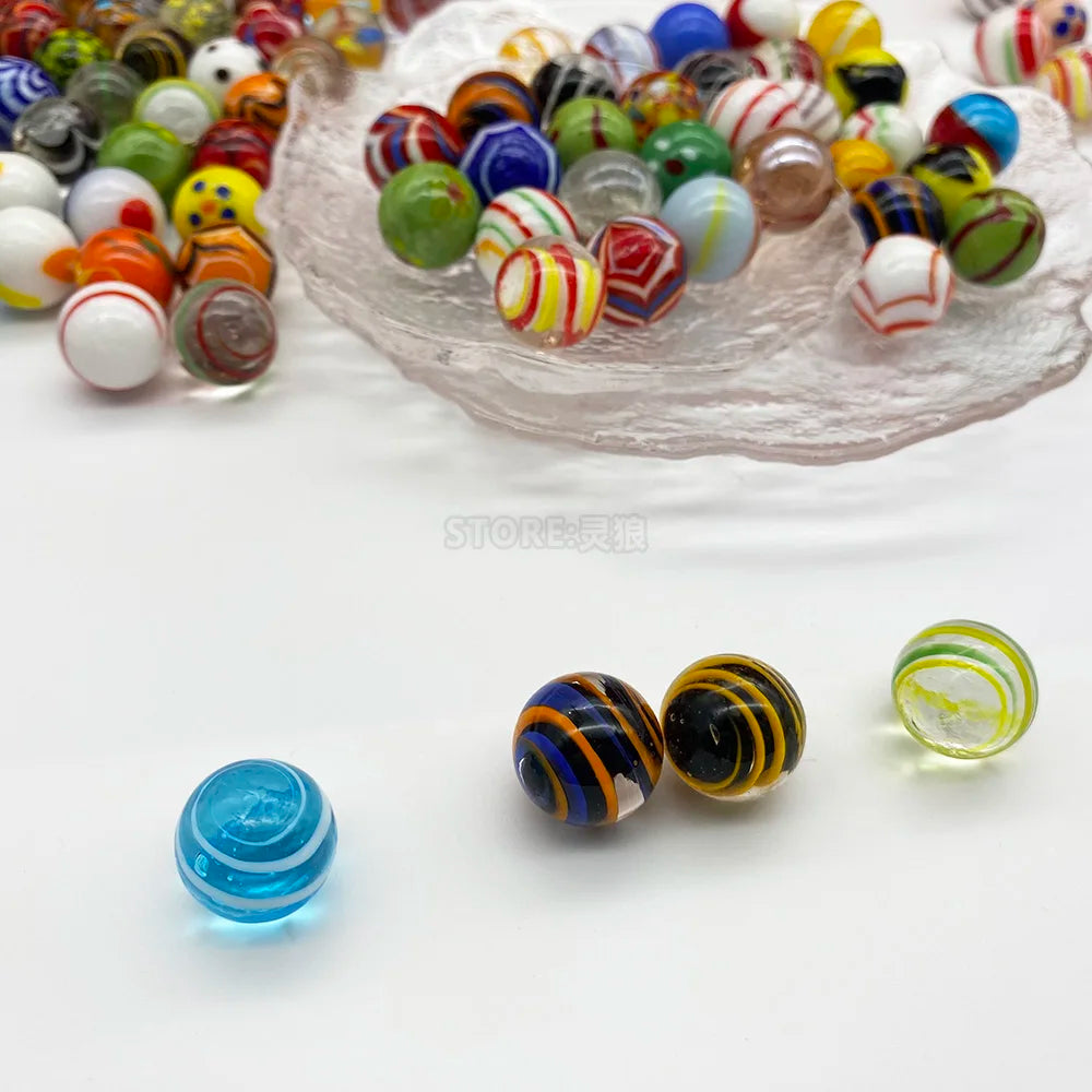 G1-16 Heimdekorationskollektion Kreative handgemachte Glasmurmeln Seltenheit Kinder-Puzzlespiele Spielzeug Süße Neujahrsgeschenke für Kinder