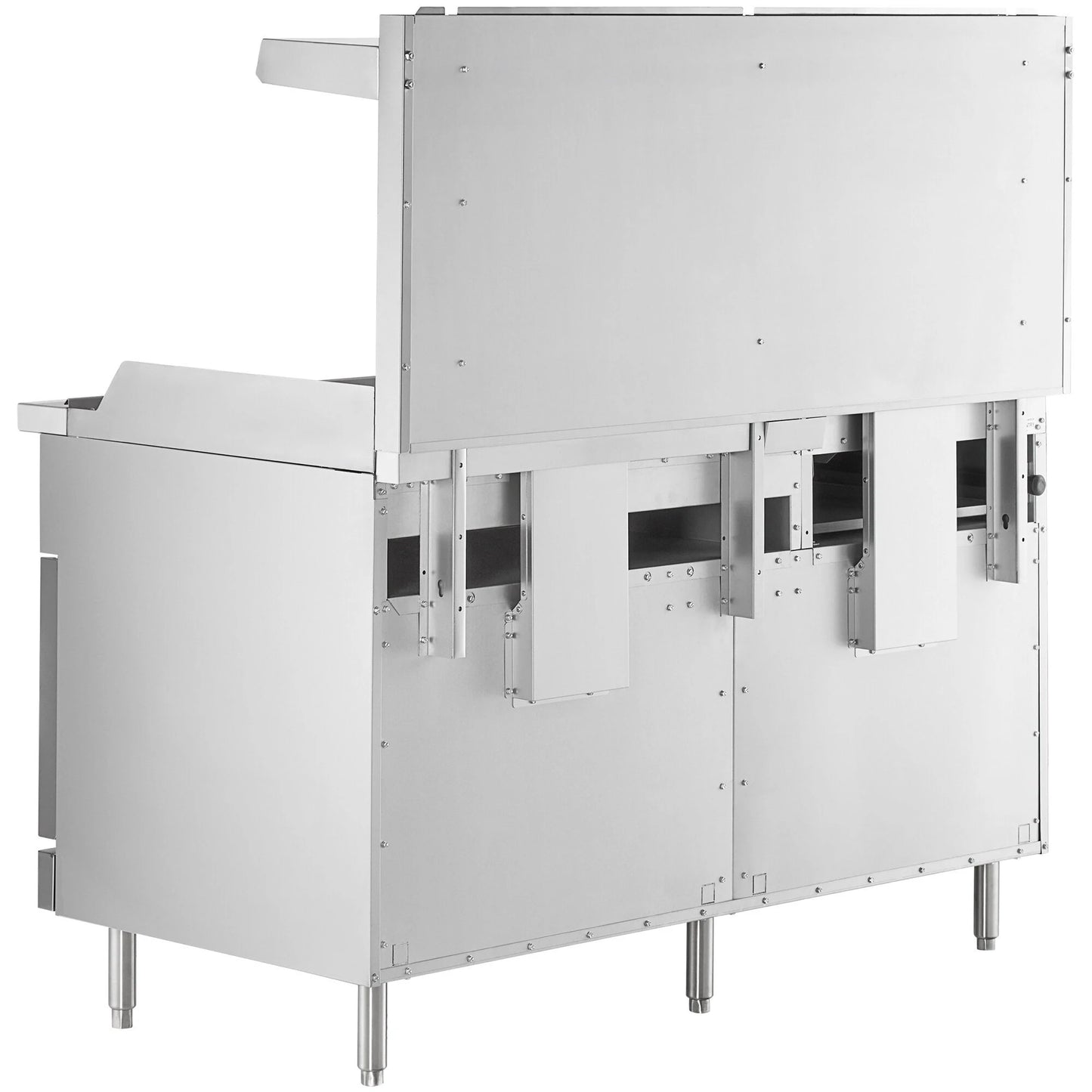 Cuisinière 4 feux de 60 pouces avec plancha de 36 pouces et 2 fours standards Équipement de cuisson professionnel Cuisinière à gaz pour restaurant