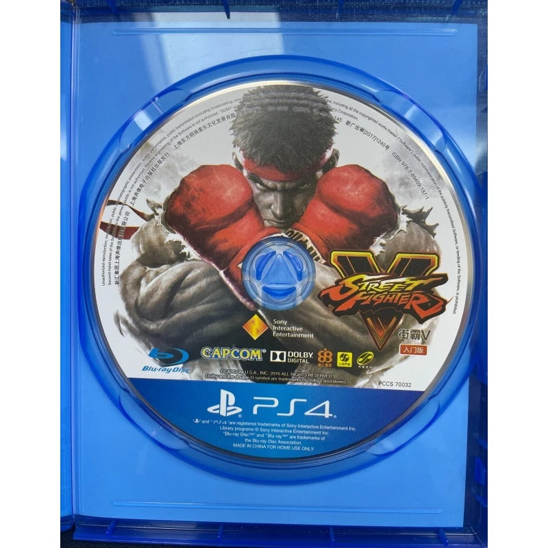 Playstation4 PS4 Gebrauchte Spiele-CD Street Fighter 5 PS4 Zufällige Version Spielkarte Street Fighter 5