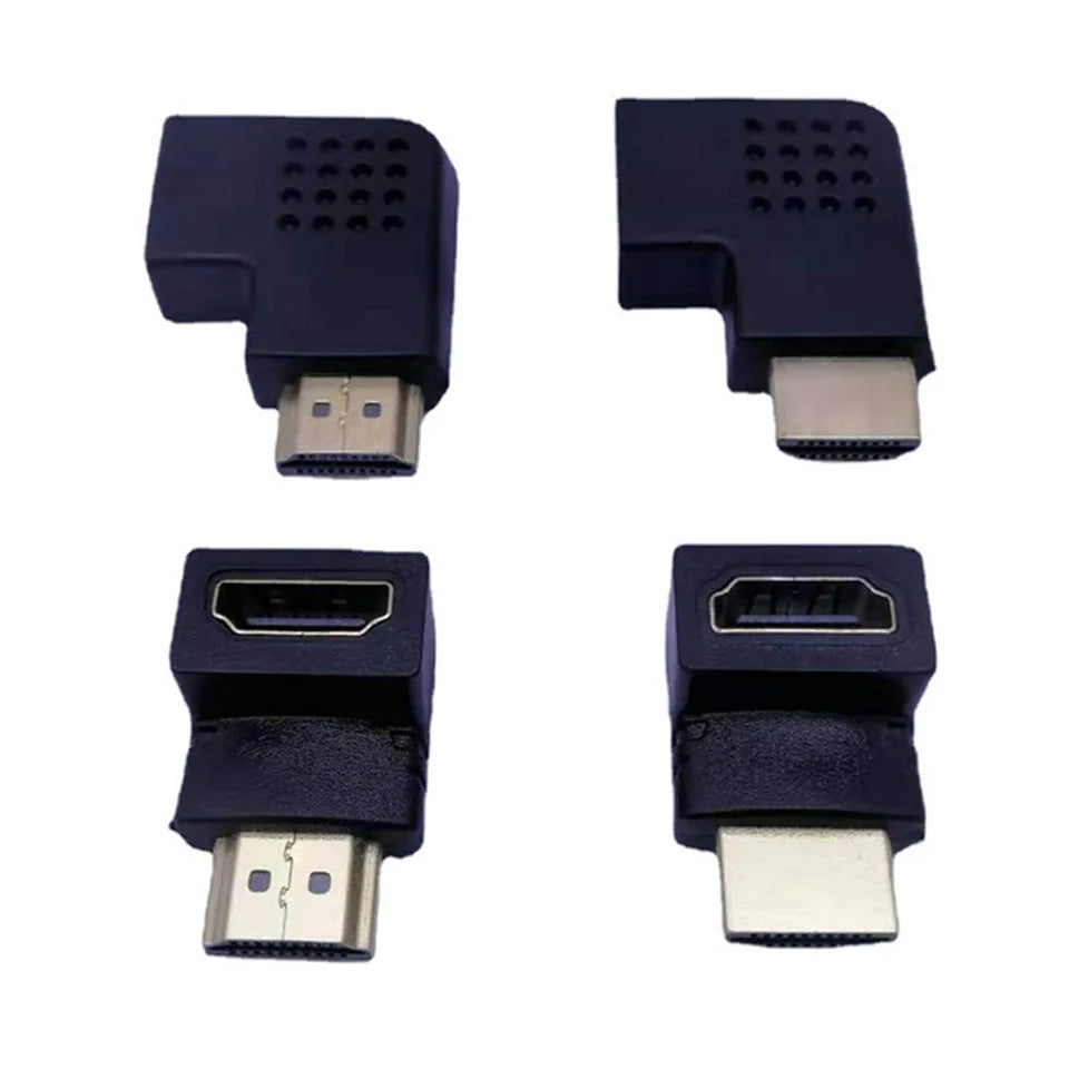 Adaptateur HDMI latéral adaptateur TV LCD adaptateur HDMI mâle vers femelle coudé à 90 degrés en L