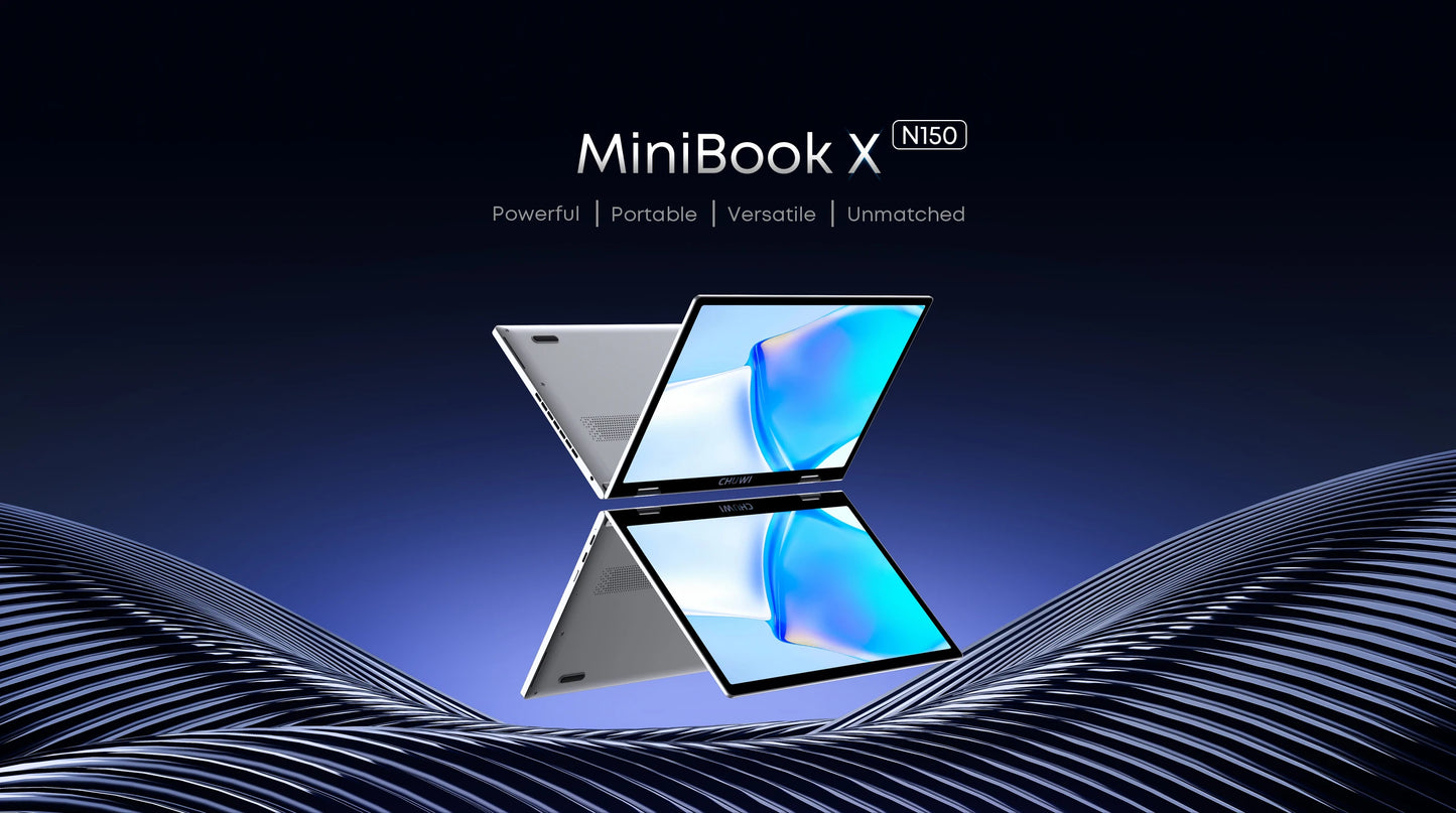 CHUWI MiniBook X Laptop Tablet 2-in-1 Intel N150/N100 10,51" FHD IPS Bildschirm 16GB / 12GB RAM LPDDR5 512G SSD Windows 11 Notebook
