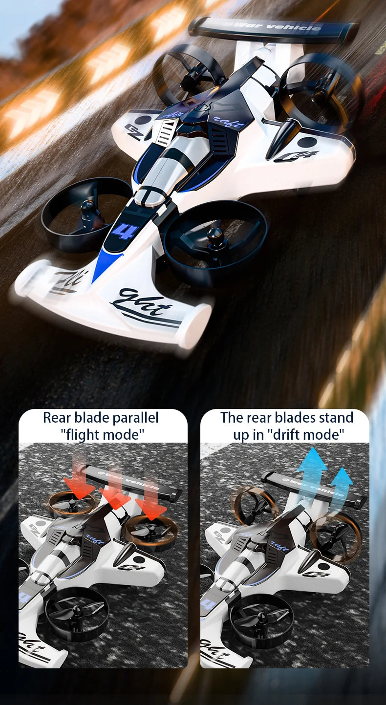 Neues ferngesteuertes Flugauto, Land- und Luft-Dual-Modus-Quadrocopter, Stunt-Drift-Auto, Weihnachtsgeschenk für Jungen
