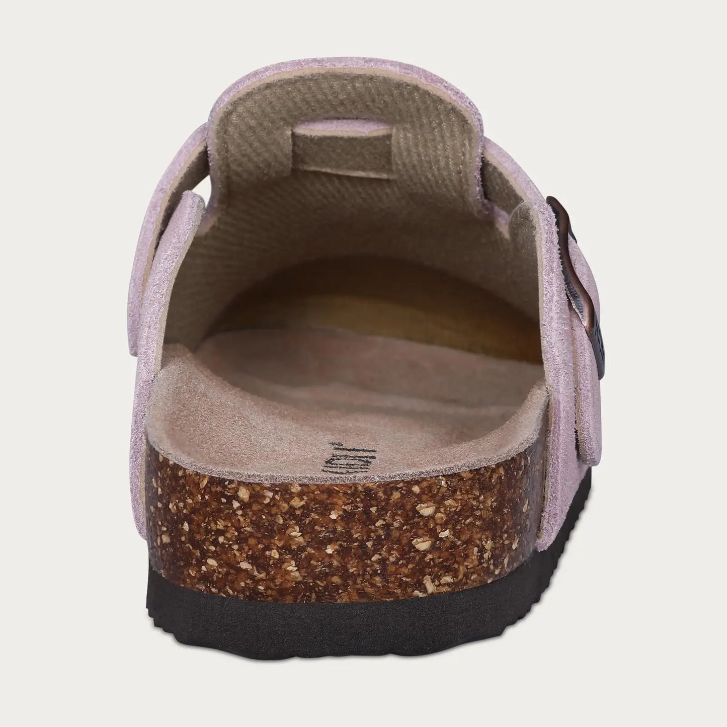 KIDMI Wildleder-Clogs für Damen Herren Pantoletten Korkfußbett Sandalen mit Fußgewölbestütze Modische rutschfeste Outdoor-Strandschuhe Hausschuhe