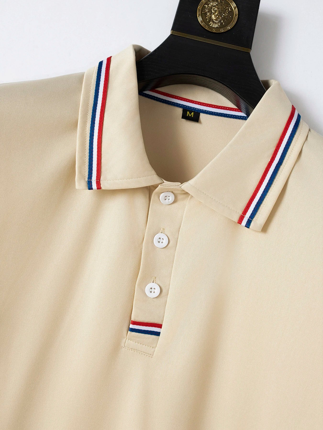 Men's Quick-Drying Solid Color Polo Shirt Summer Elastic Collared Short-Sleeved Sports T-Shirt for Active Wear