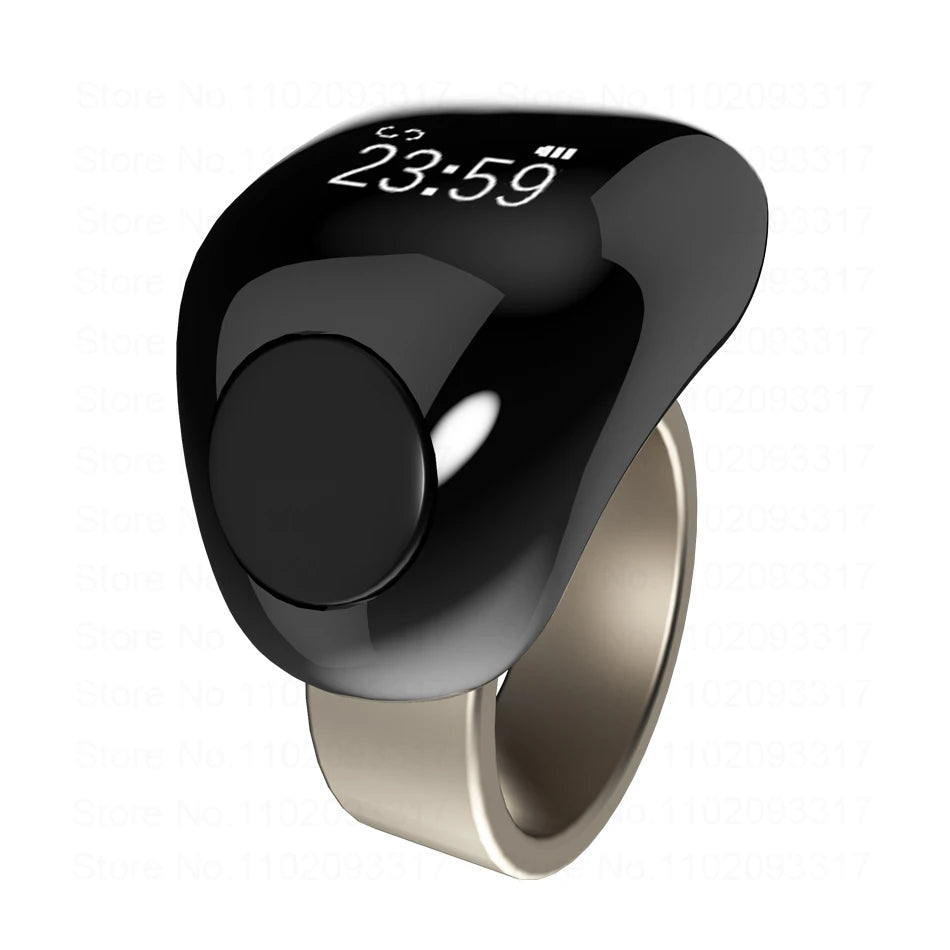 Smart Tasbeeh Zikr Ring Titanium Alloy Islamic Tally Smart Digital Counter for Muslims Praise Prayer Reminder Magnetic Charging