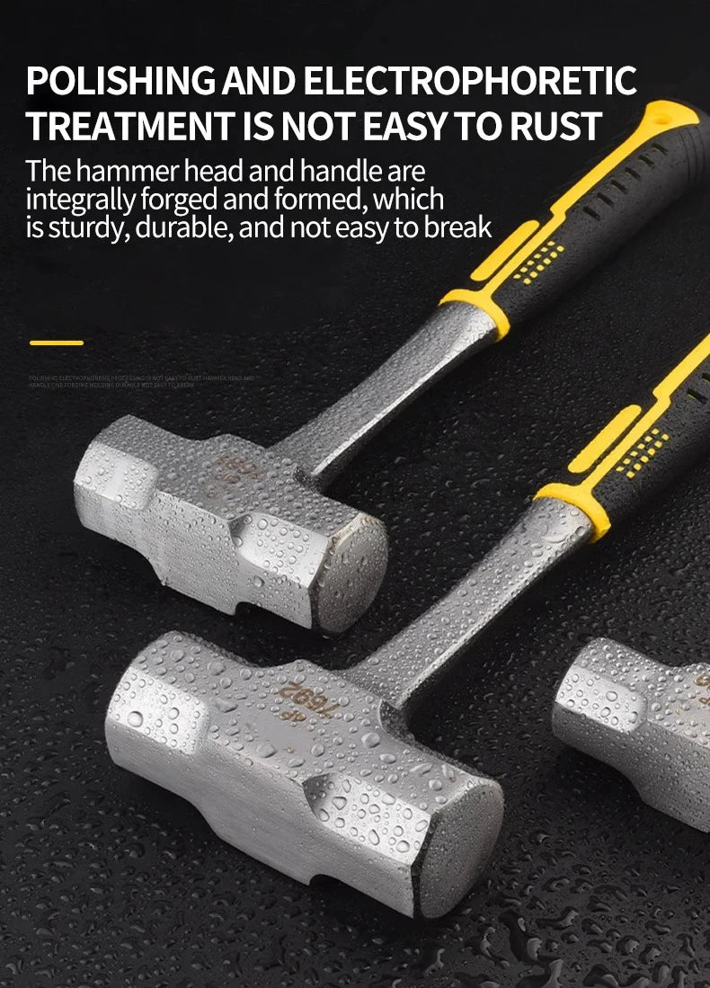 Claw Hammer 2P 3P Heavy Duty Octagonal Hammer Nail Lifting Crushing Hammer Professional Construction Multifunctional Hand Tools